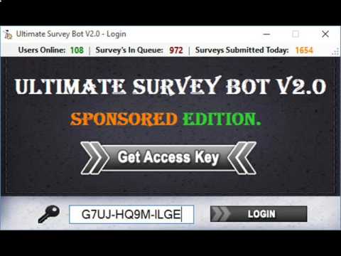 Ultimate Survey Bot Access Key